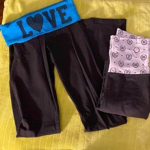2 black yoga pants from PINK